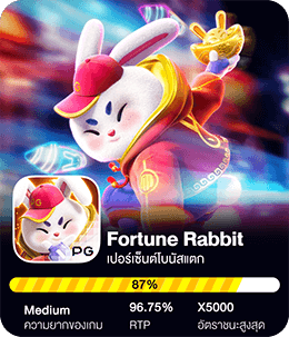 Fortune Rabbit เปอร์เซ็นต์แตกวันนี้